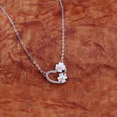 New Exellent Silver Heart Shape  Chain For Women